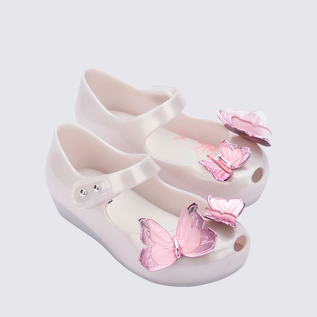 Mini Melissa Ultragirl Fly III Branco Perolado 32849 Branco 3