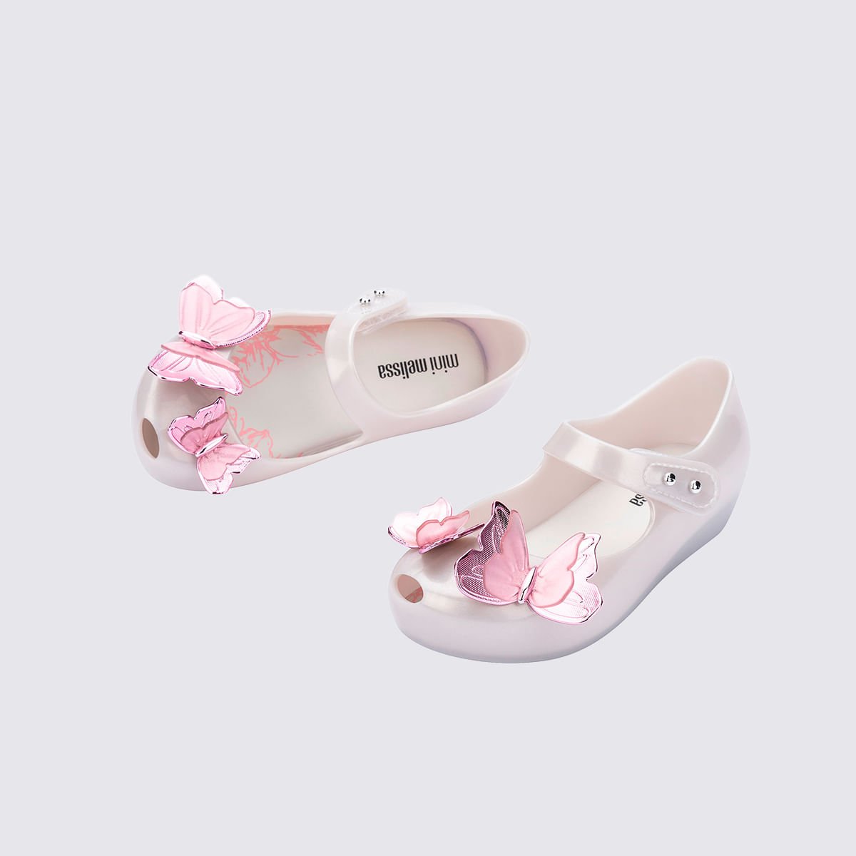 Mini Melissa Ultragirl Fly III Branco Perolado 32849 Branco 4