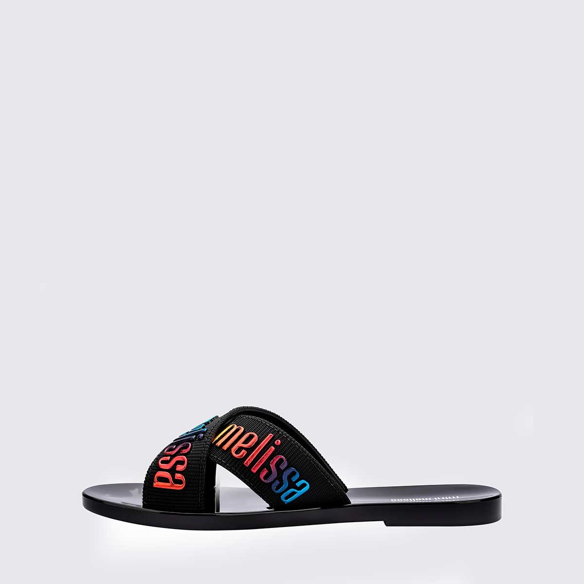 Mini Melissa M-Lover Slide Infantil Preto Verde 35968 Preto 2