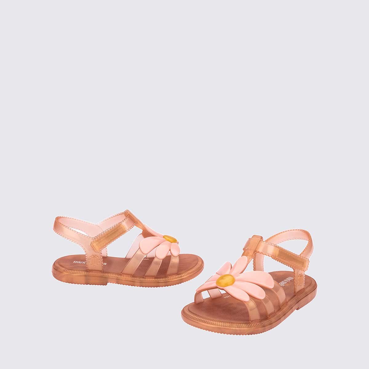 Mini Melissa Hip Bloomy Baby Marrom Perolado Rosa 35902 Laranja 3