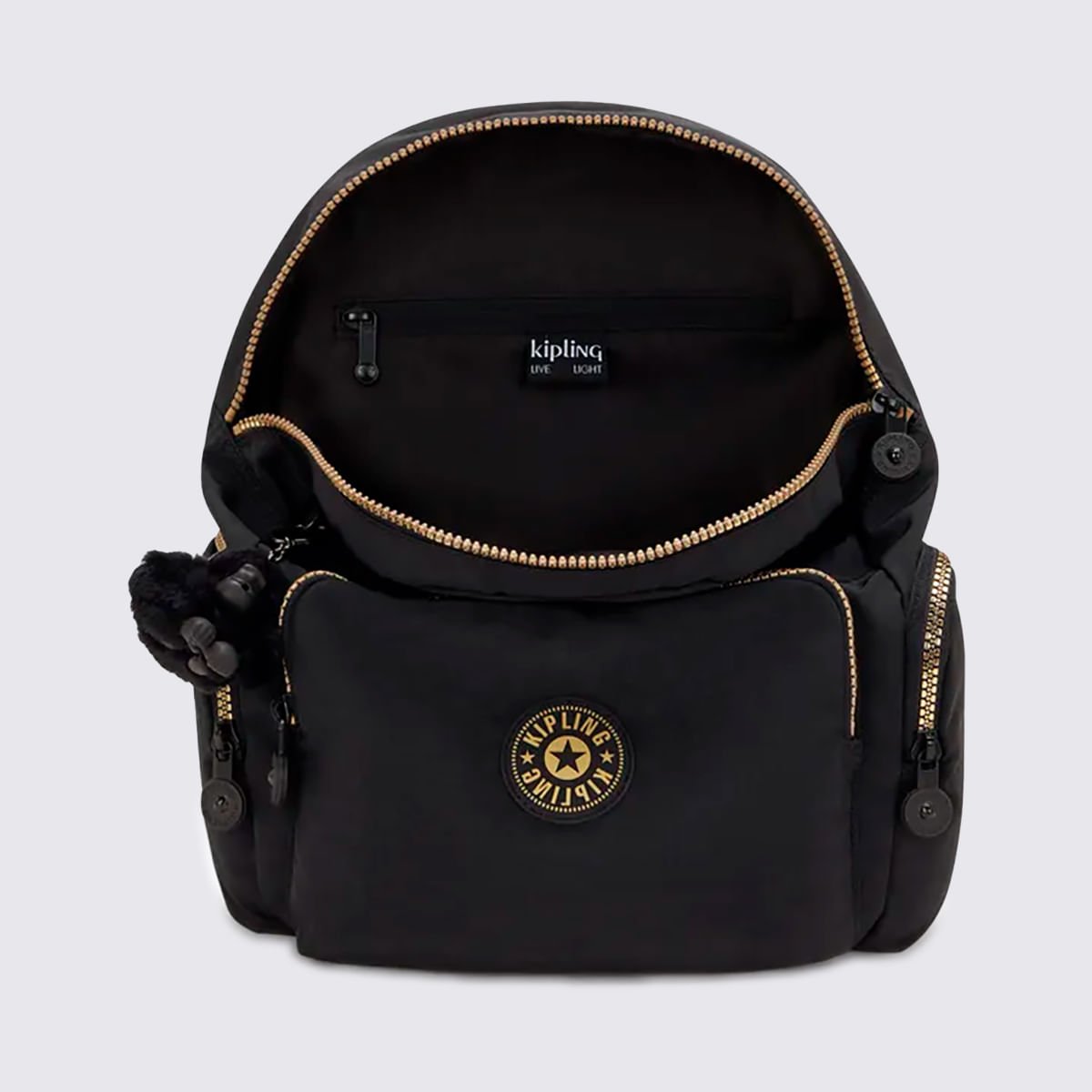 Mochila Kipling City Zip S Preto I73541BG Preto 3