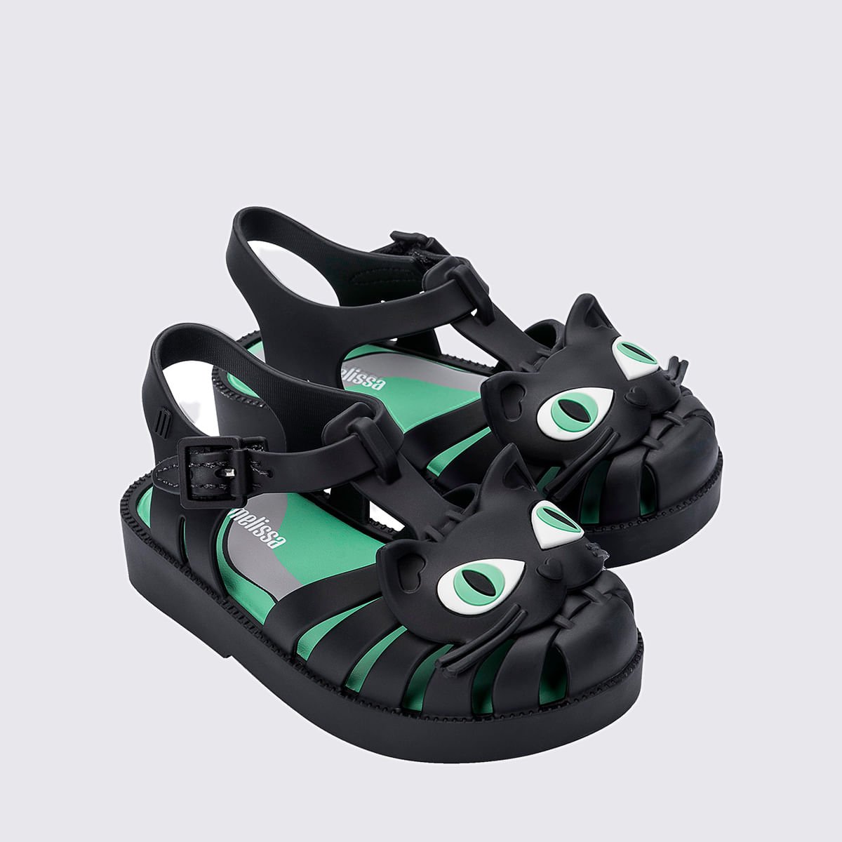 Mini Melissa Possession Cat Baby Preto Verde 36130 Preto 3