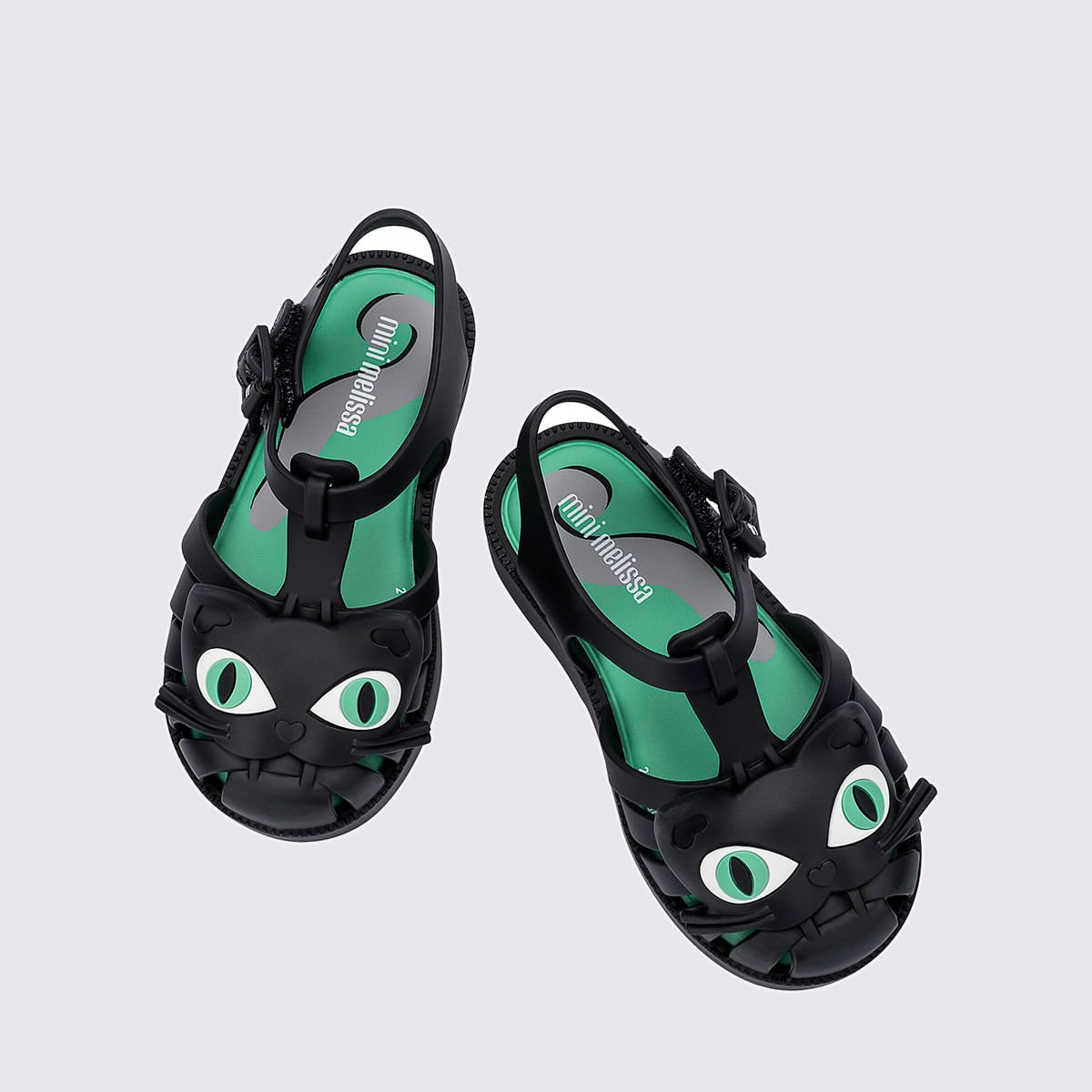 Mini Melissa Possession Cat Baby Preto Verde 36130 Preto 4