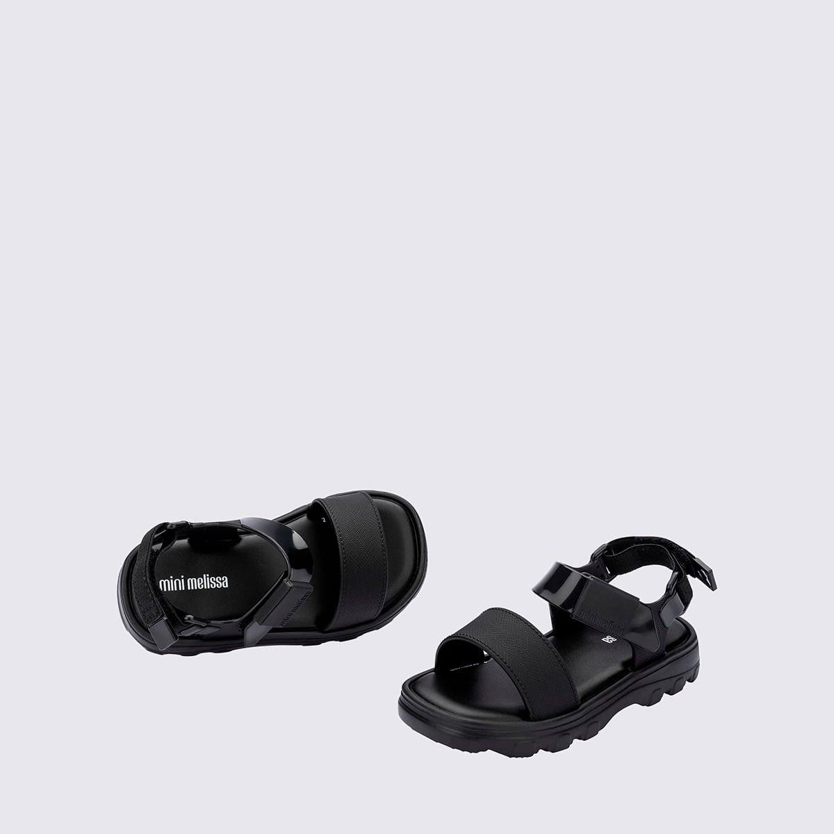 Mini Melissa Kick Off Sandal Baby Preto 35935 Preto 4