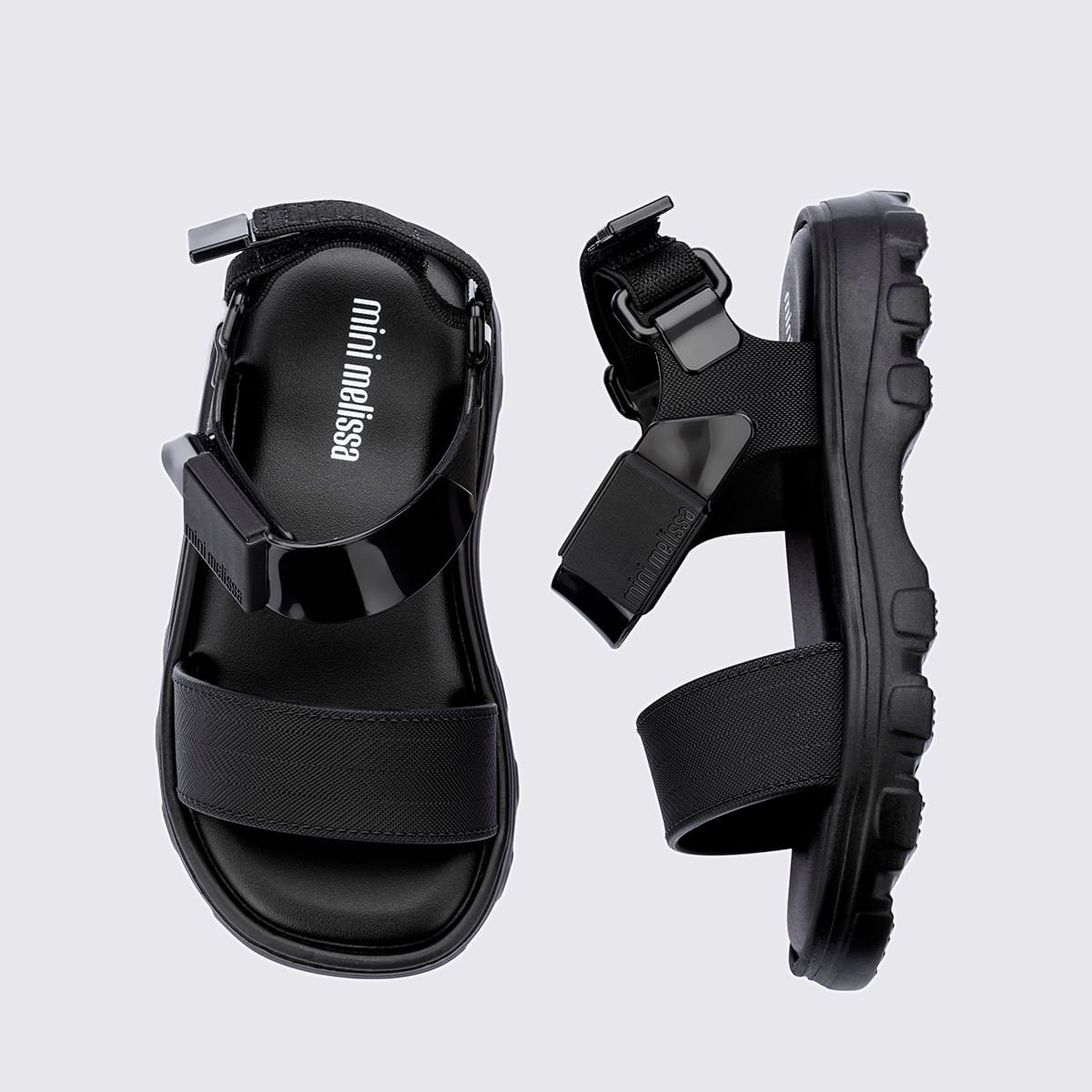 Mini Melissa Kick Off Sandal Baby Preto 35935 Preto 5