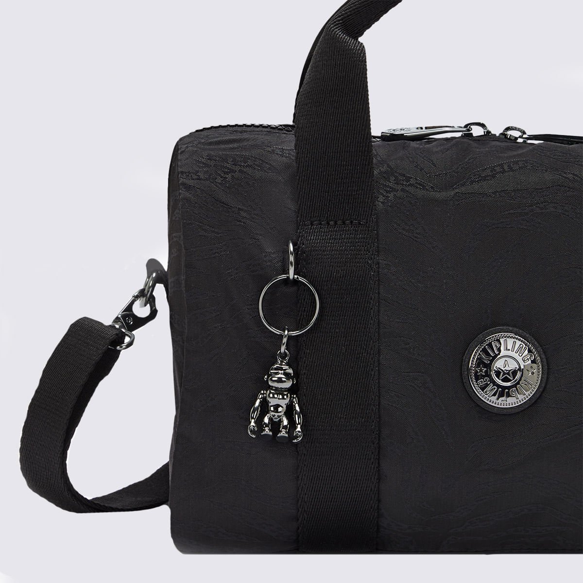 Bolsa Kipling Bina M Estampada I483649J Preto 4