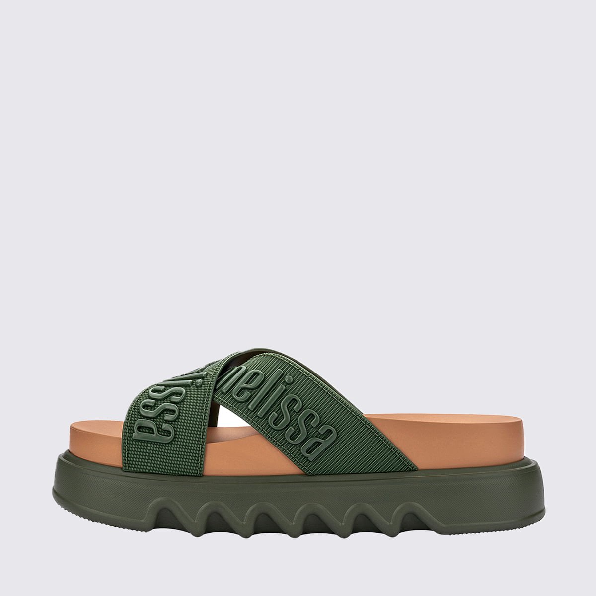 Melissa Cross M Lover Platform Verde Bege 37368 Verde 2