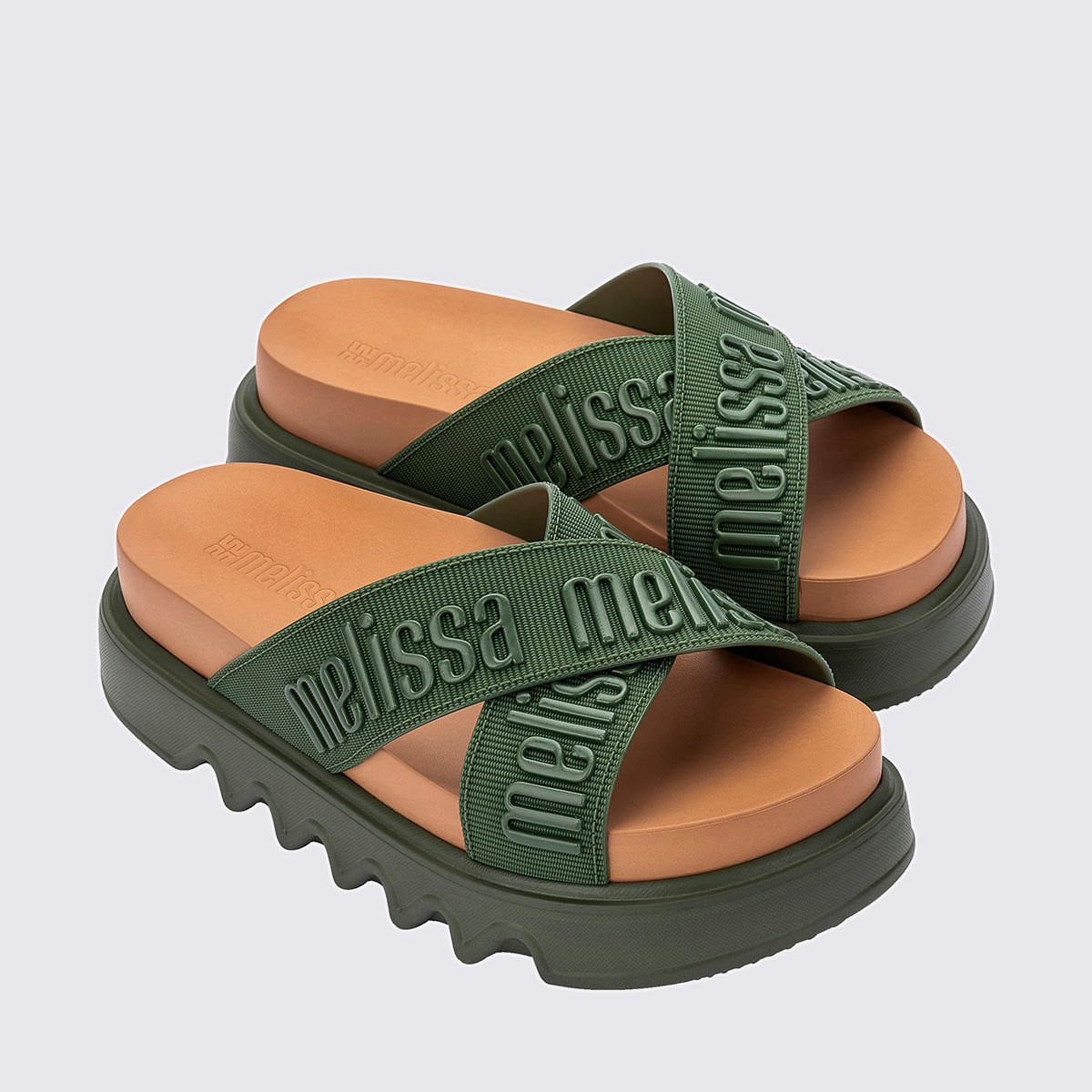 Melissa Cross M Lover Platform Verde Bege 37368 Verde 3