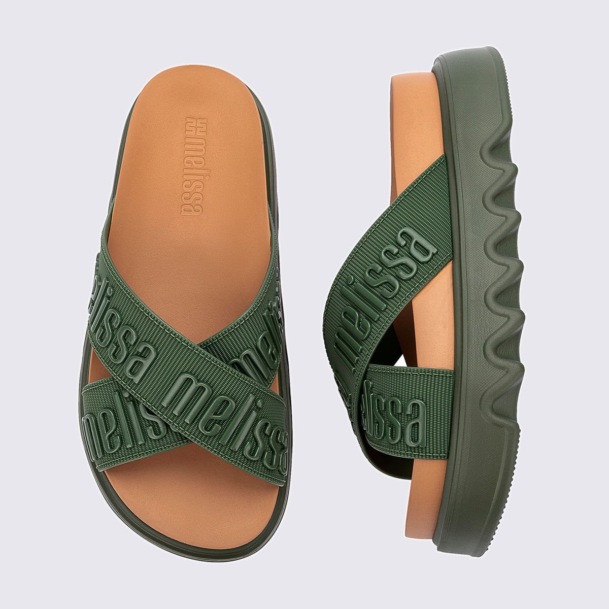 Melissa Cross M Lover Platform Verde Bege 37368 Verde 4