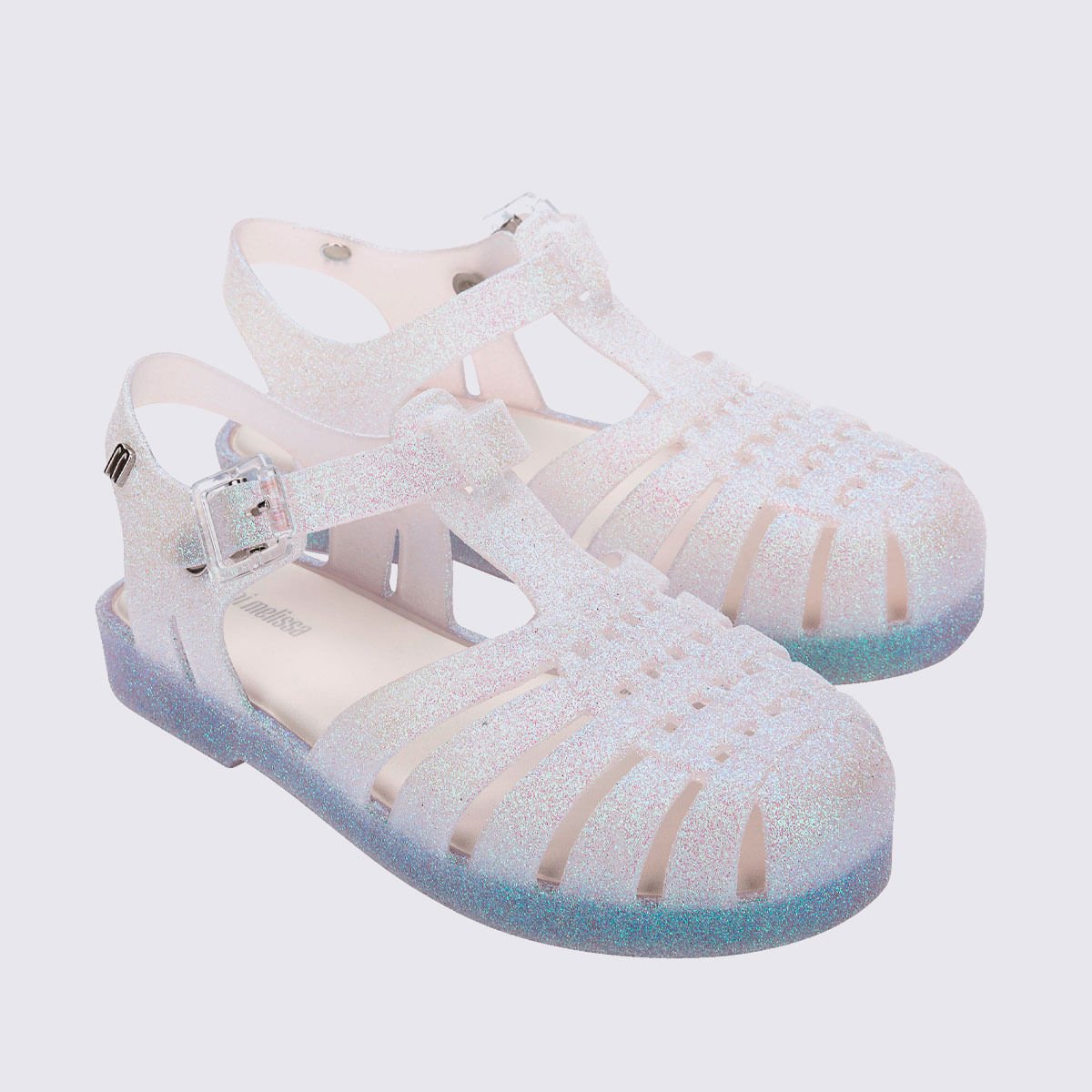 Mini Melissa Possession Glitter Infantil Vidro 35759 Branco 3