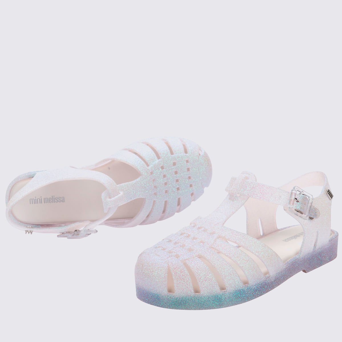 Mini Melissa Possession Glitter Infantil Vidro 35759 Branco 5