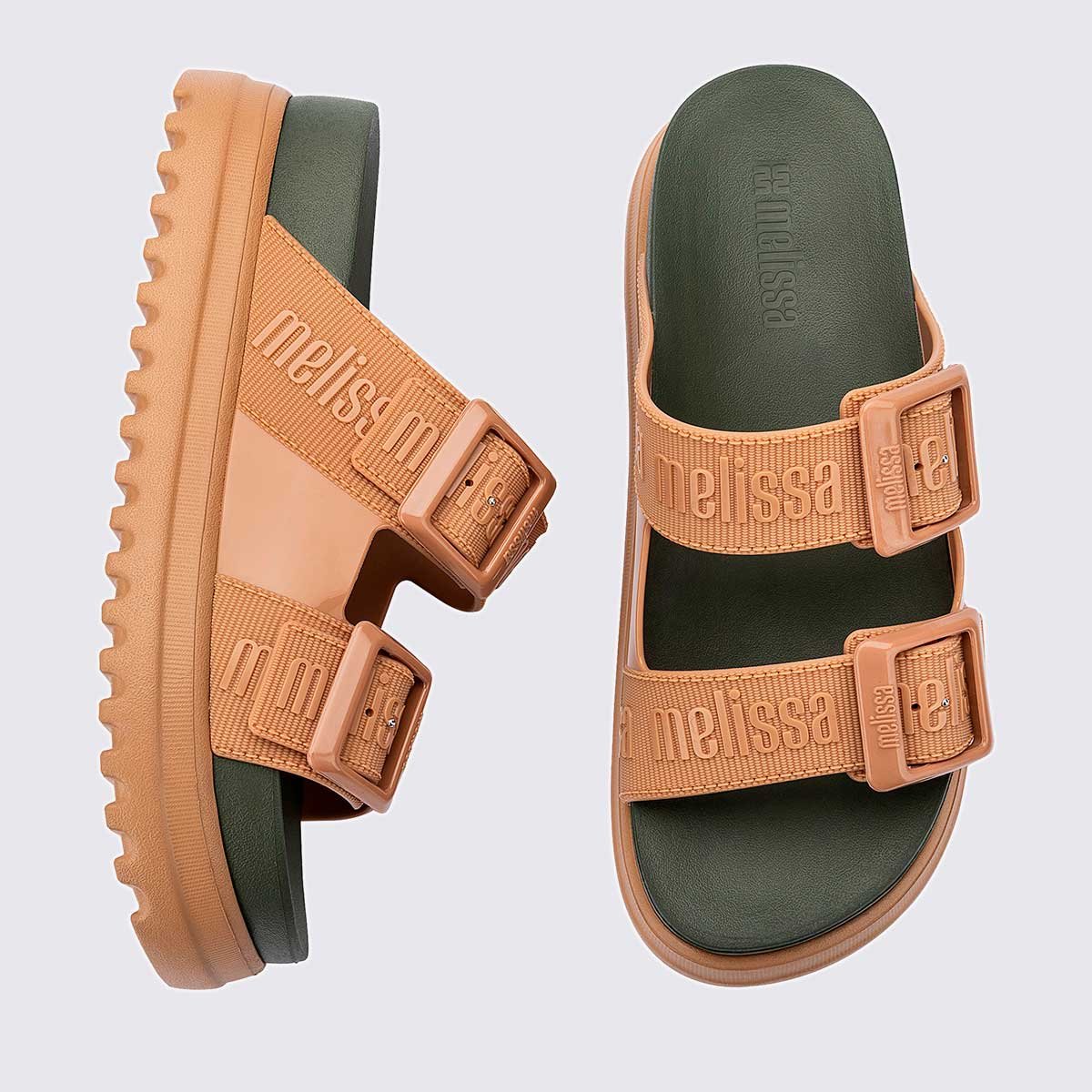 Melissa Cozy M Lover Platform Bege Verde 35977 Caramelo 5