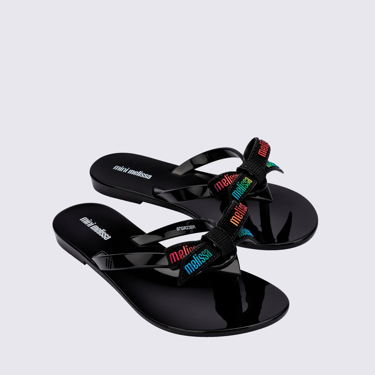 Mini Melissa Harmonic M Lover Infantil Preto 35806 Preto 3