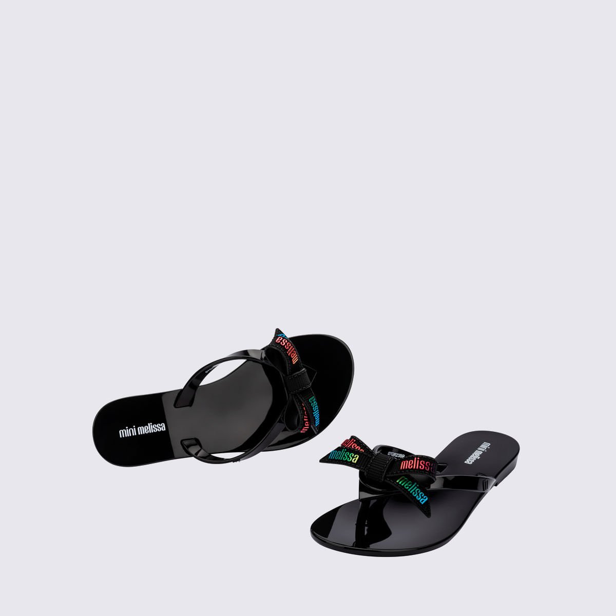 Mini Melissa Harmonic M Lover Infantil Preto 35806 Preto 4