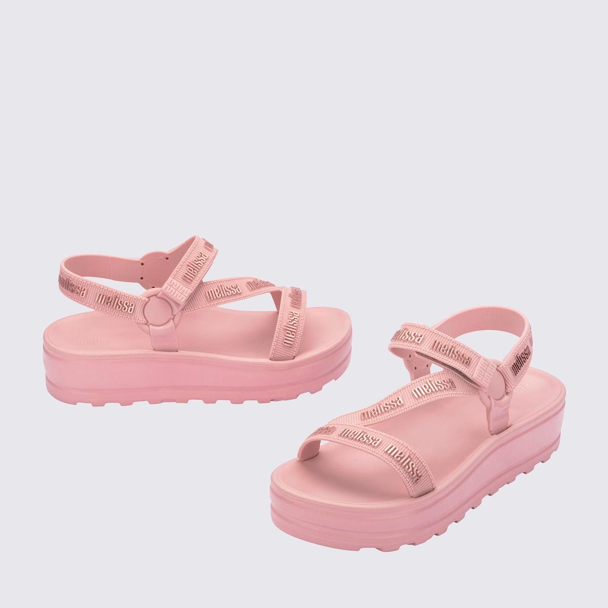 Melissa Stripes Platform M Lover Rosa 37831 Rosa 4