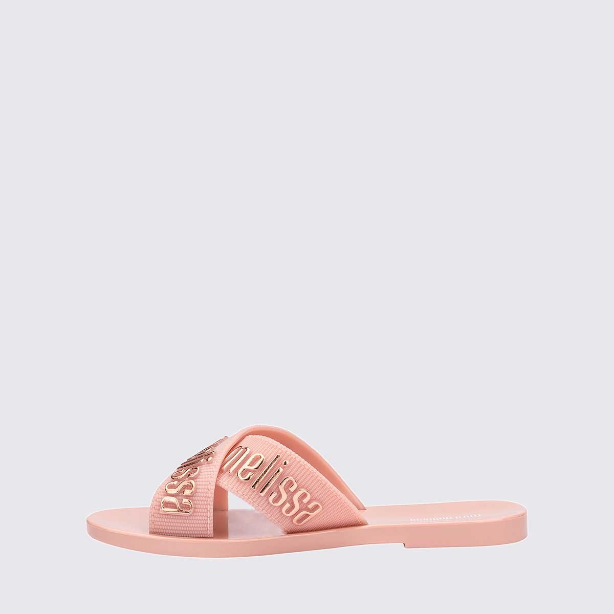 Mini Melissa M-Lover Slide Infantil Rosa Glitter 35968 Rosa 2