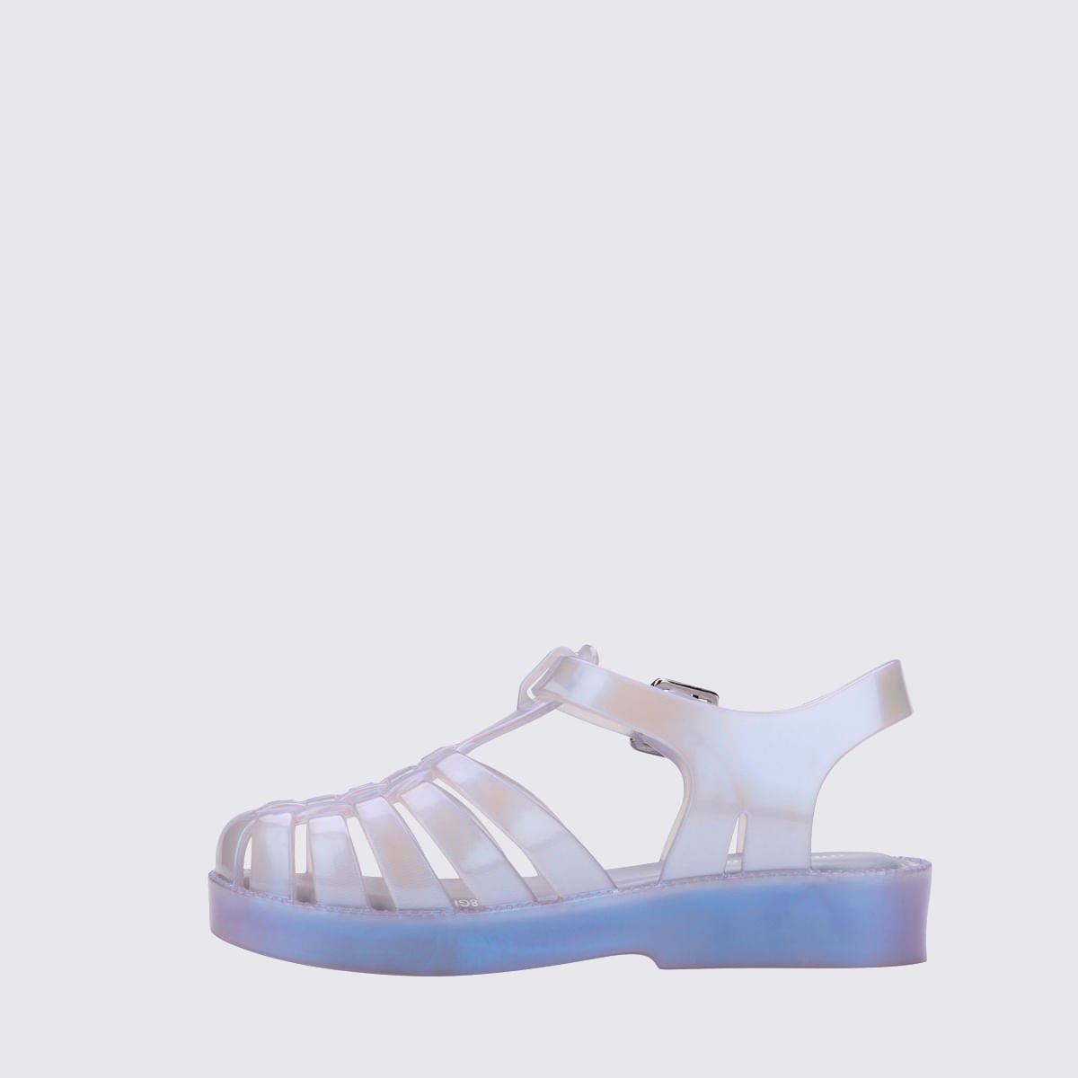 Mini Melissa Possession Baby Azul Perolado 32410 Branco 2