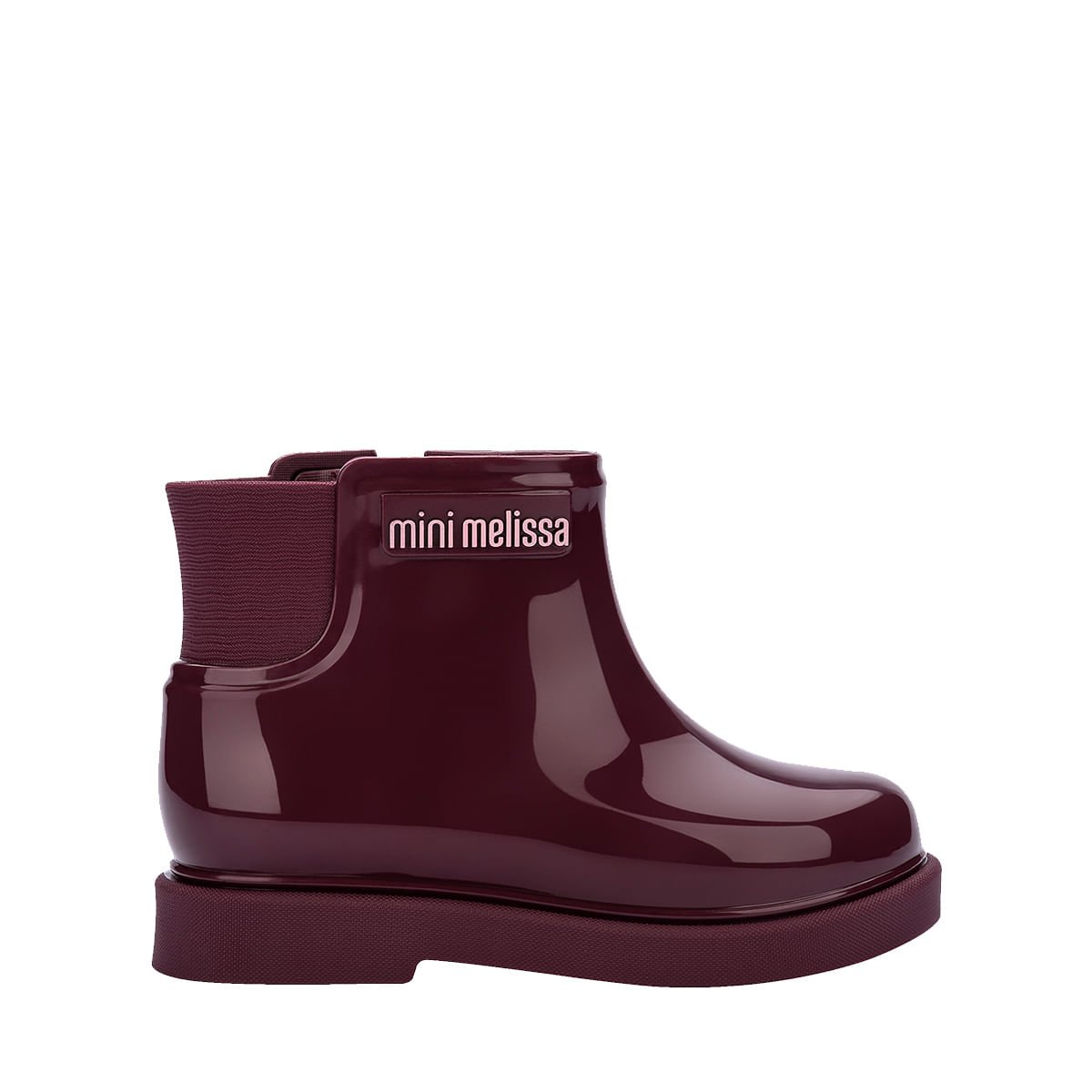 Mini Melissa Chelsea Boot II Baby Bordo 35826