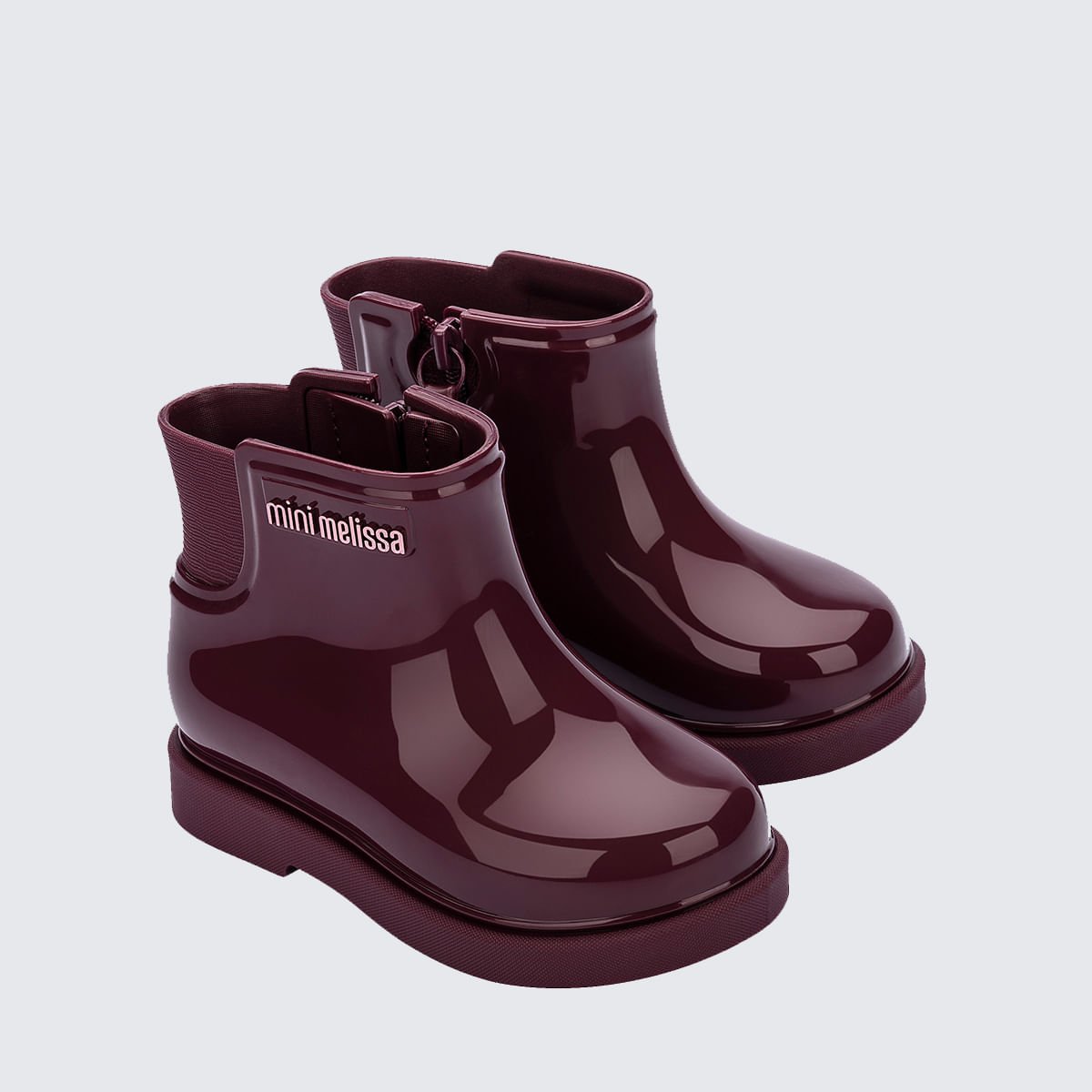 Mini Melissa Chelsea Boot II Baby Bordo 35826 Bordô 3