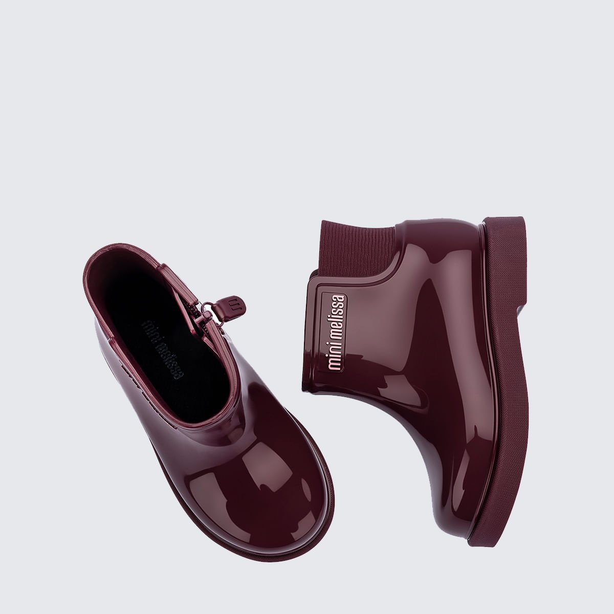 Mini Melissa Chelsea Boot II Baby Bordo 35826 Bordô 5