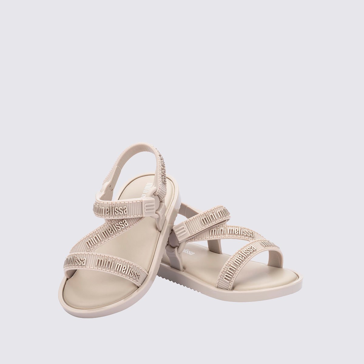 Mini Melissa Stripes M Lover Baby Bege Claro 35955 Bege 4