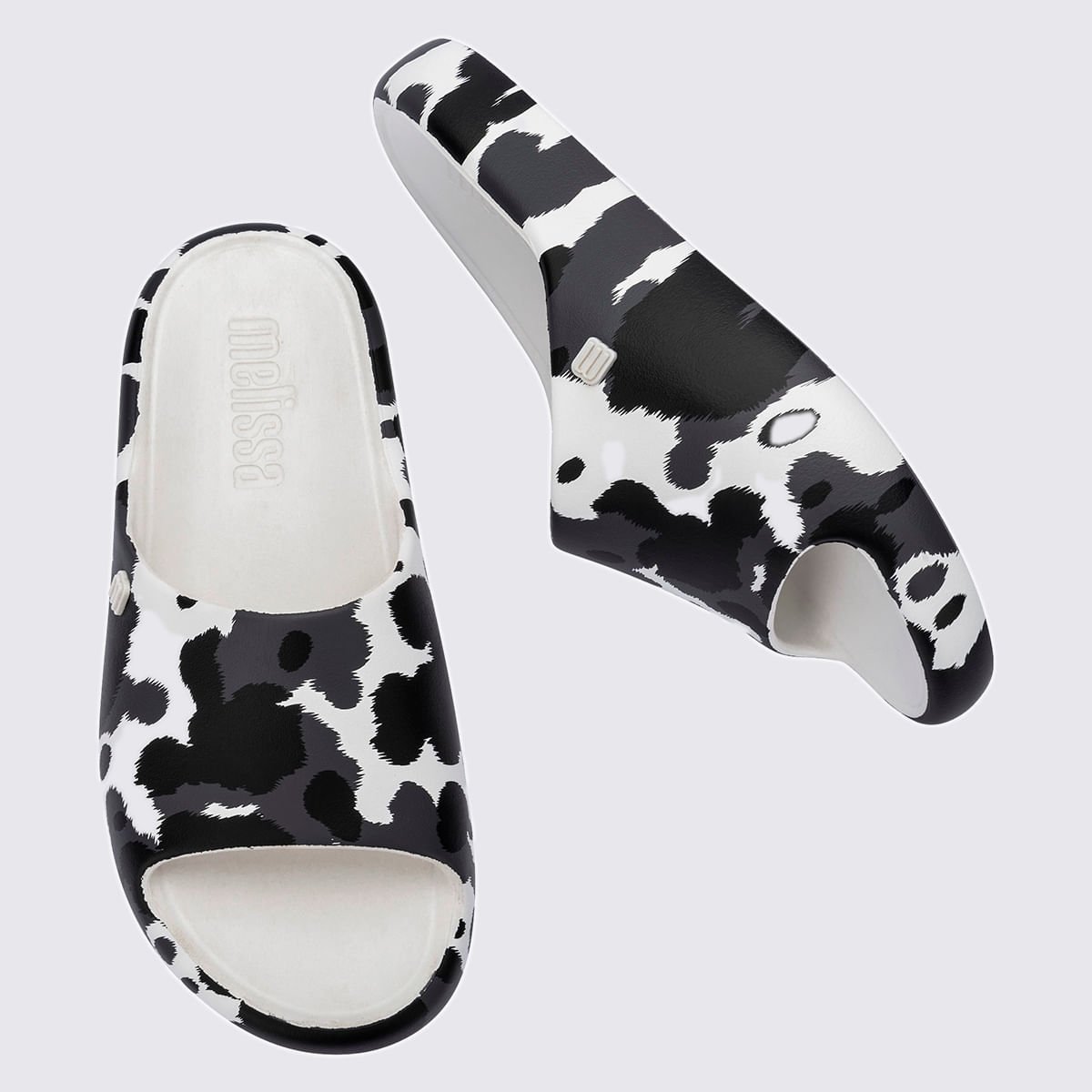 Melissa Free Print Slide Branco Preto 33973 Branco/Preto 5