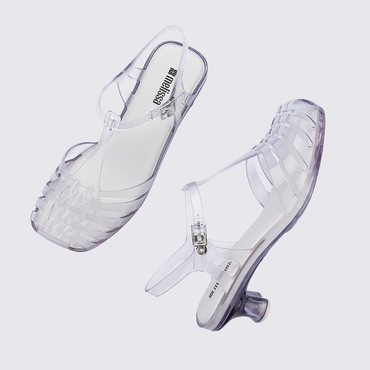 Melissa Vixen Kitten Heel Vidro 37946 Branco 3