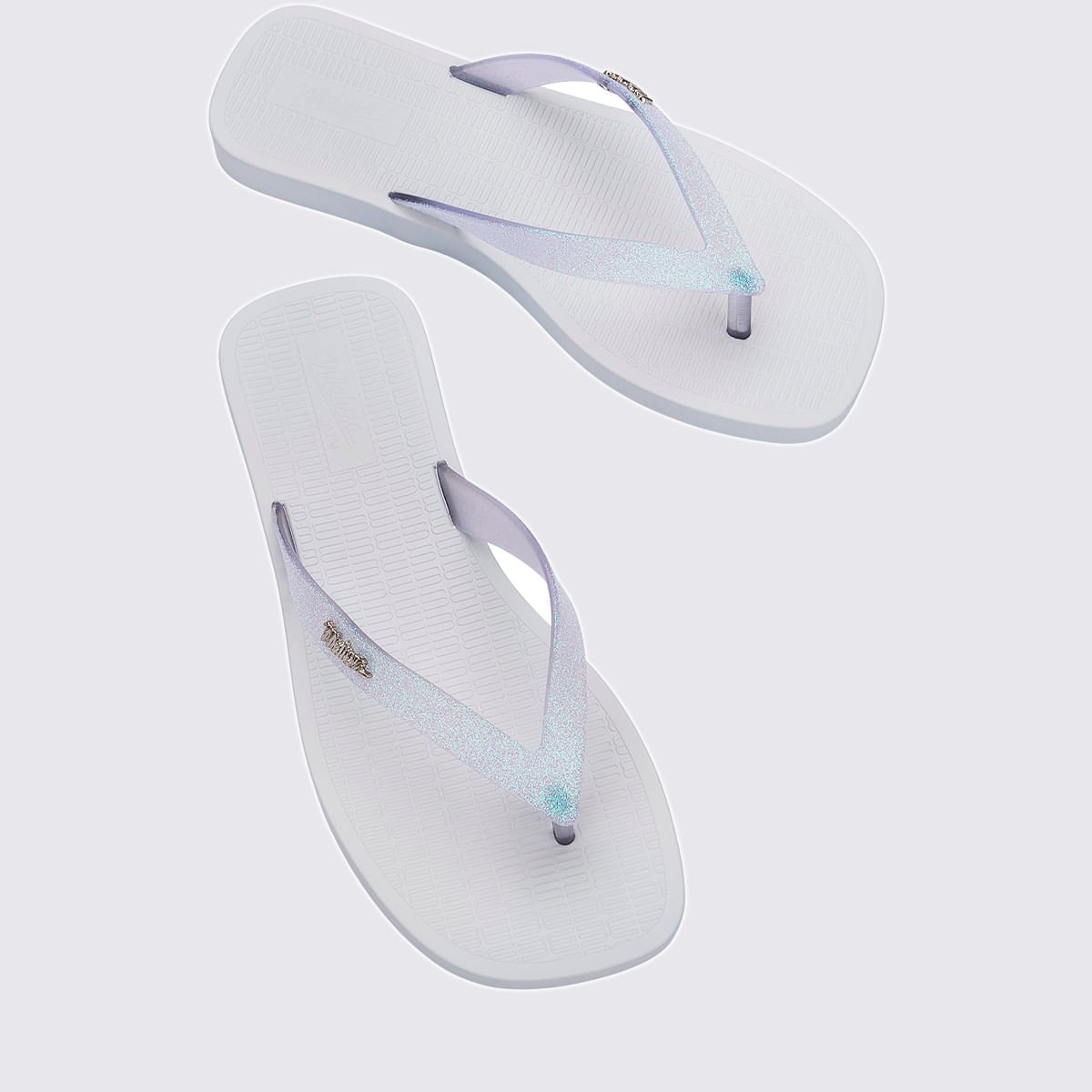 Melissa Sun Long Beach II Branco Vidro Glitter 35781 Branco 5