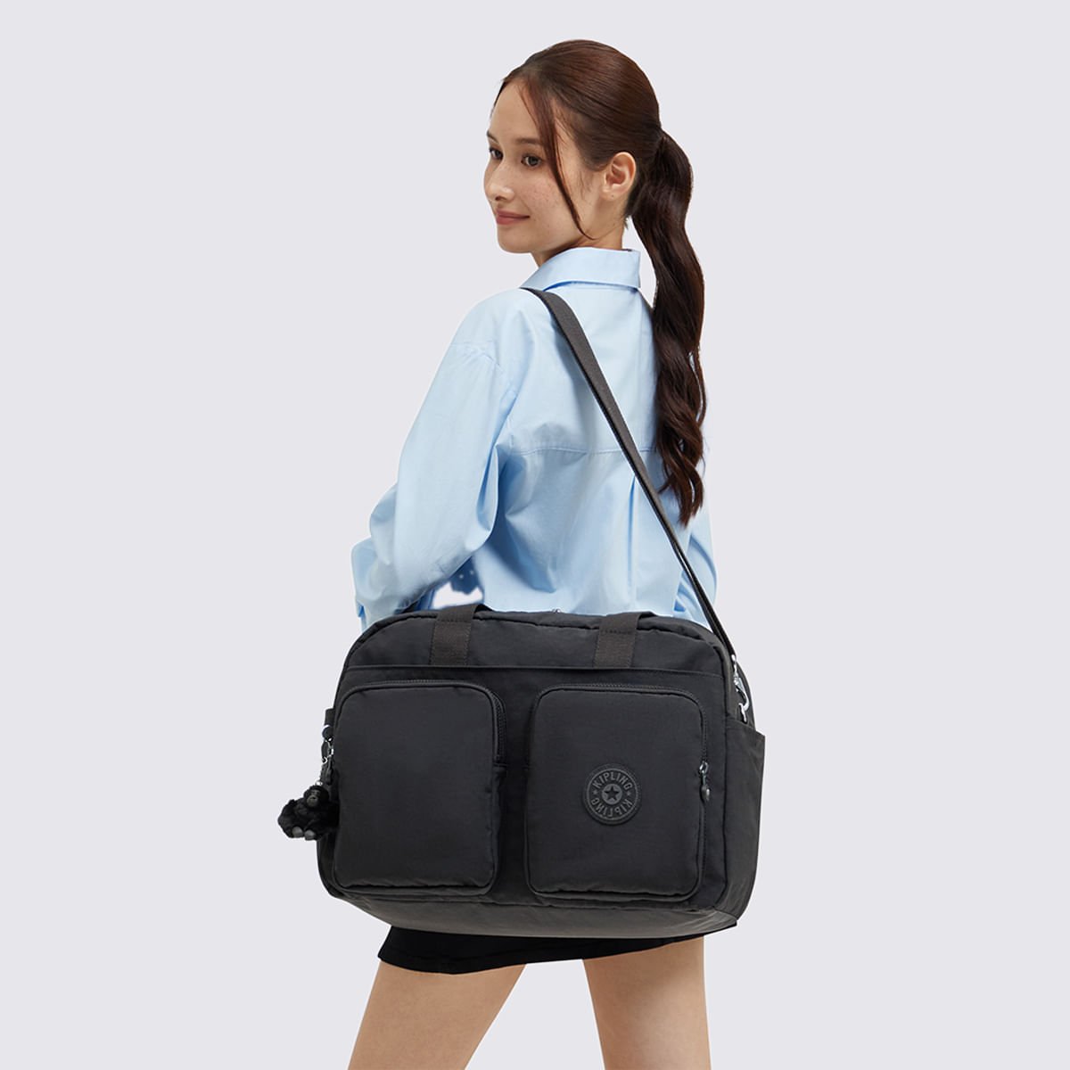 Bolsa Kipling Defea XL Preto I3958P39 Preto 8