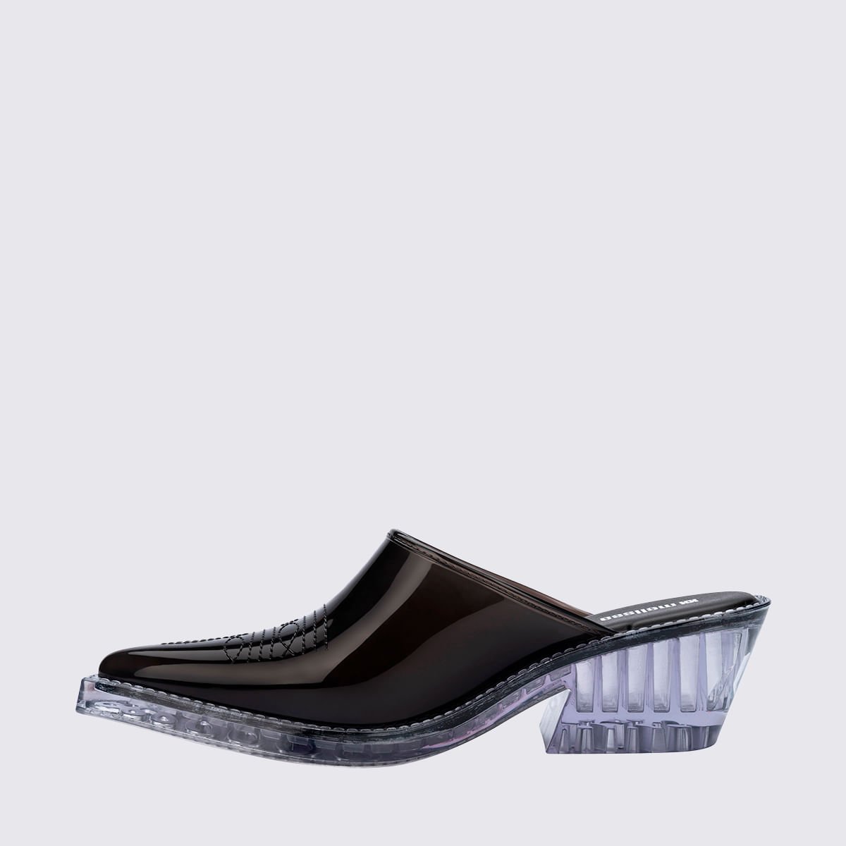 Melissa Texas Mule Preto Vidro 36189 Preto 2