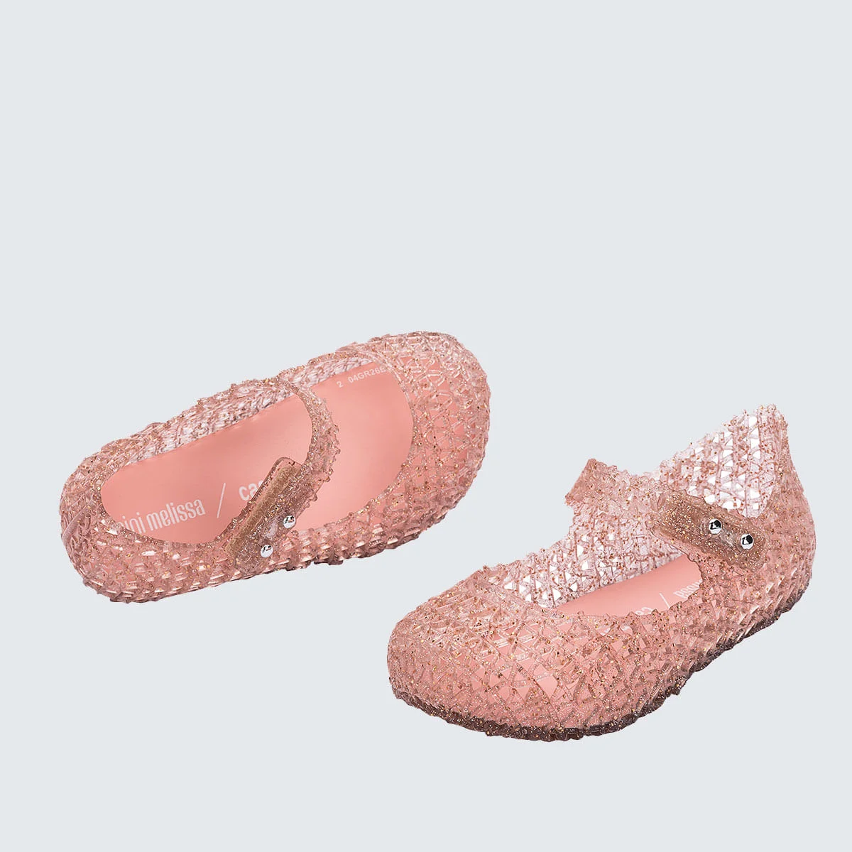 Mini Melissa Campana Papel Baby Rosa Transparente 32995 Rosa 4