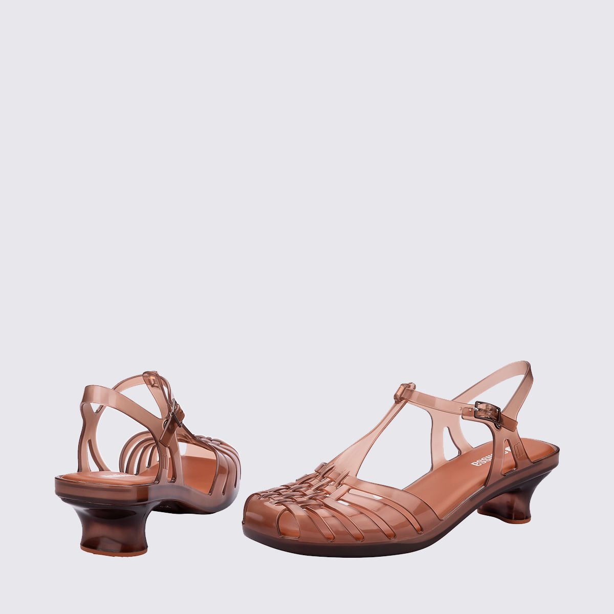Melissa Vixen Kitten Heel Marrom Transparente 37946 Marrom 4