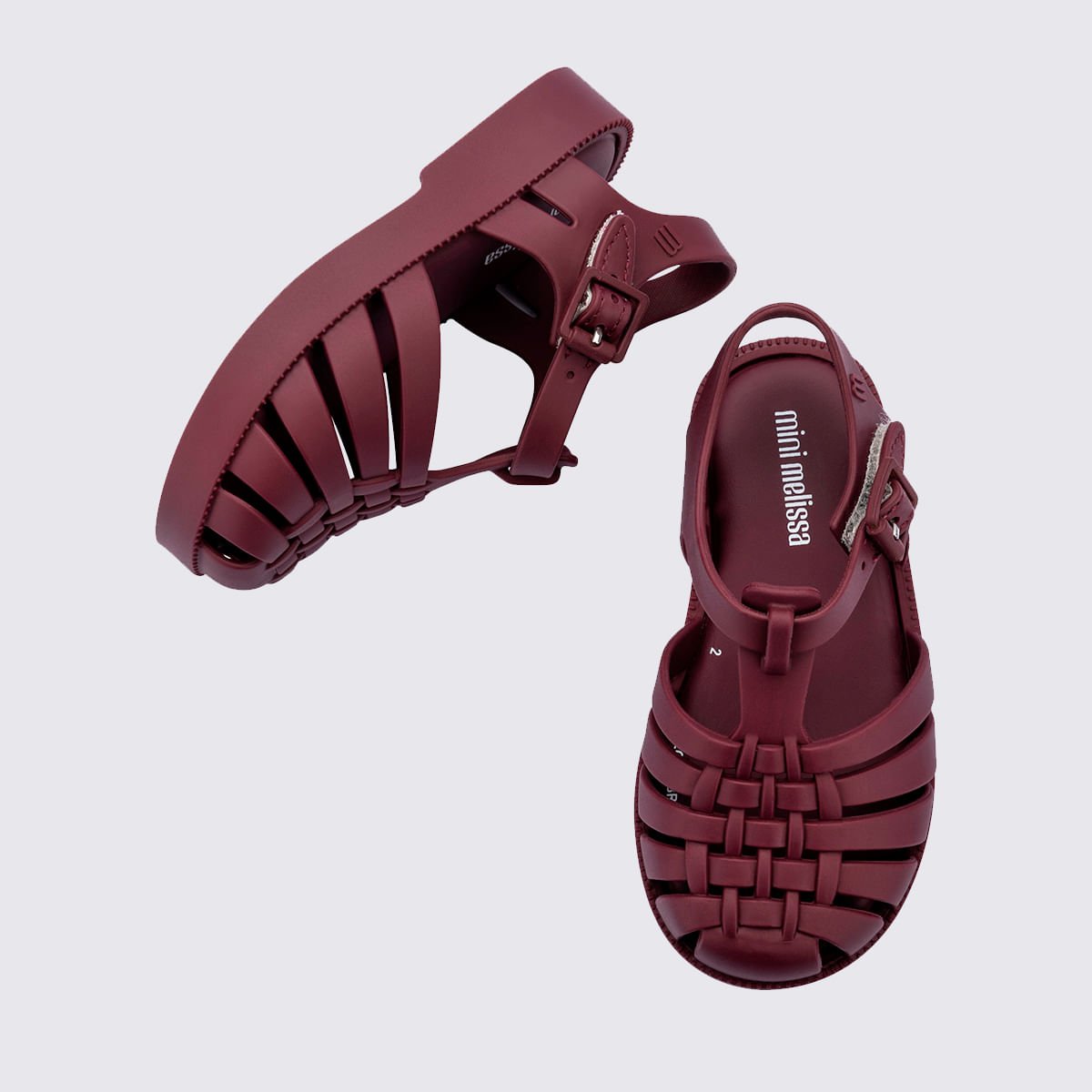 Mini Melissa Possession Baby Bordo Fosco 32410 Bordô 3
