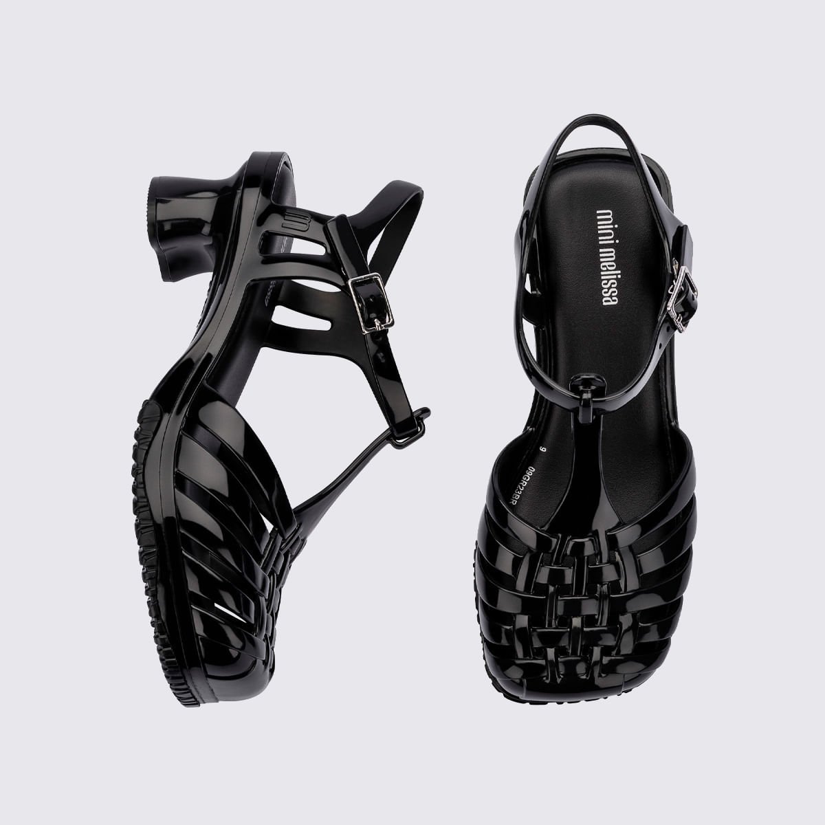 Mini Melissa Vixen Infantil Preto 35783 Preto 5