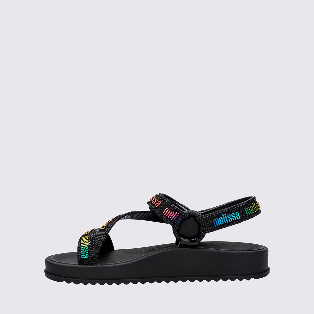 Mini Melissa Stripes M Lover Infantil Preto 35958 Preto 2