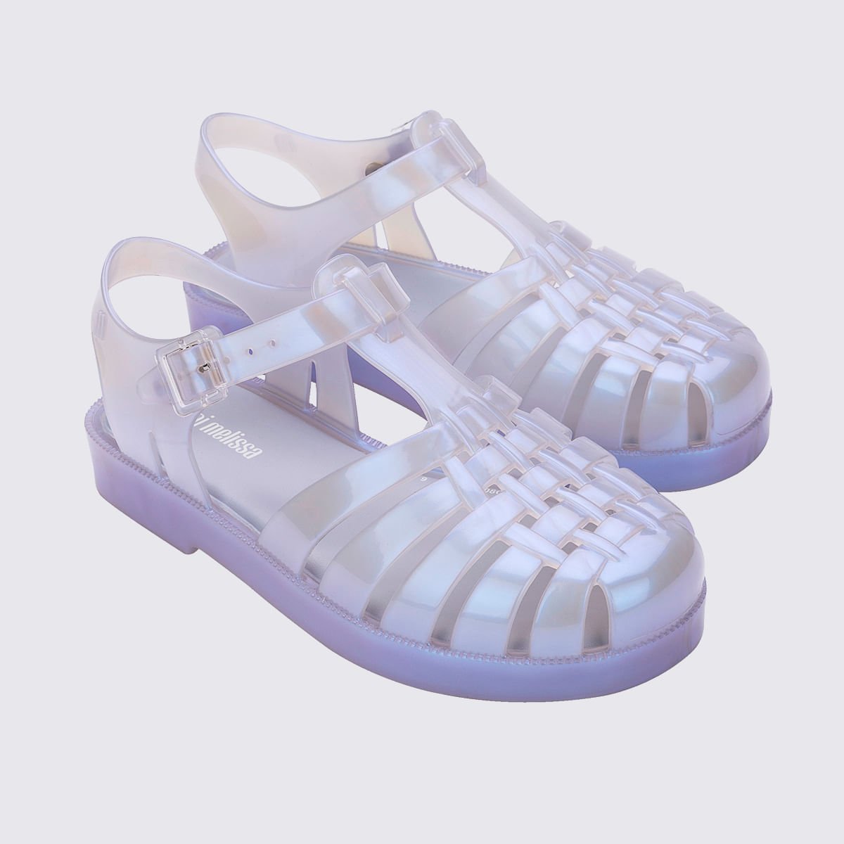 Mini Melissa Possession Infantil Azul Perolado 32409 Branco 3