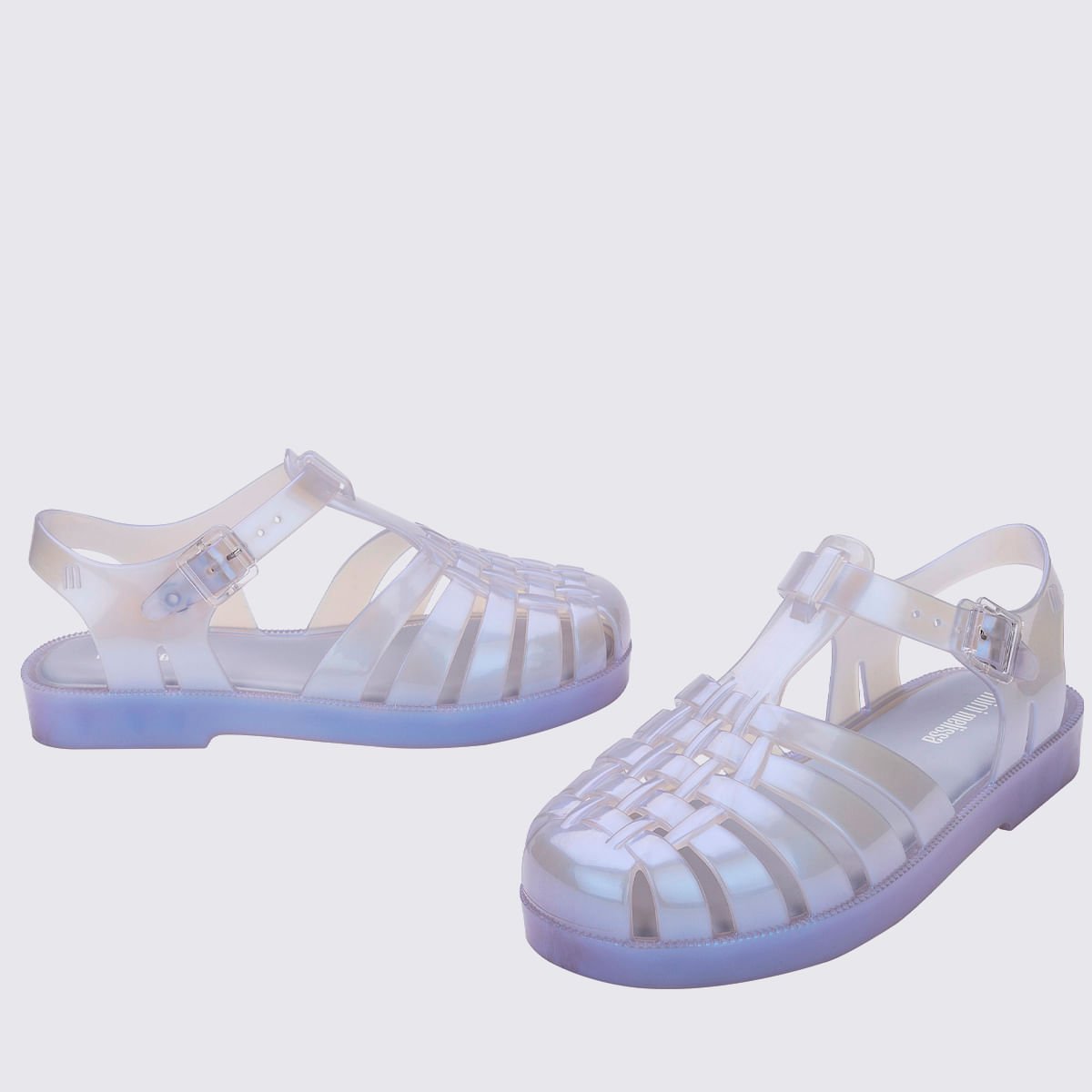 Mini Melissa Possession Infantil Azul Perolado 32409 Branco 5