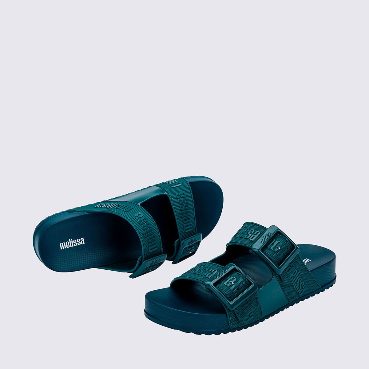 Melissa Cozy Slide M-Lover Azul Médio 35849 Azul Petróleo 3