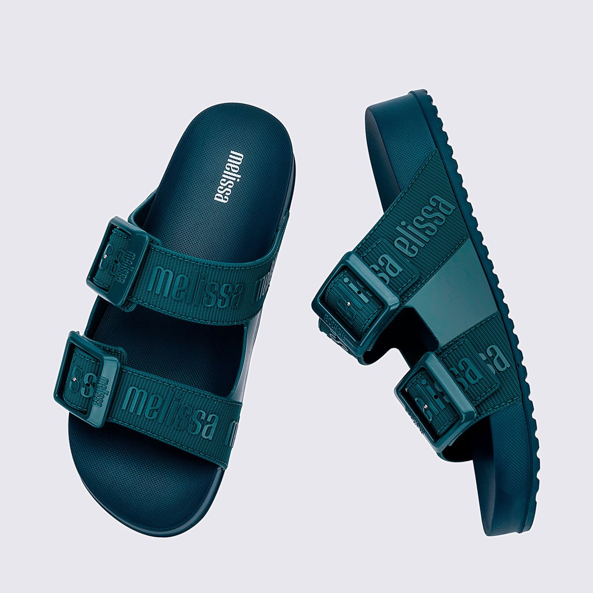 Melissa Cozy Slide M-Lover Azul Médio 35849 Azul Petróleo 4