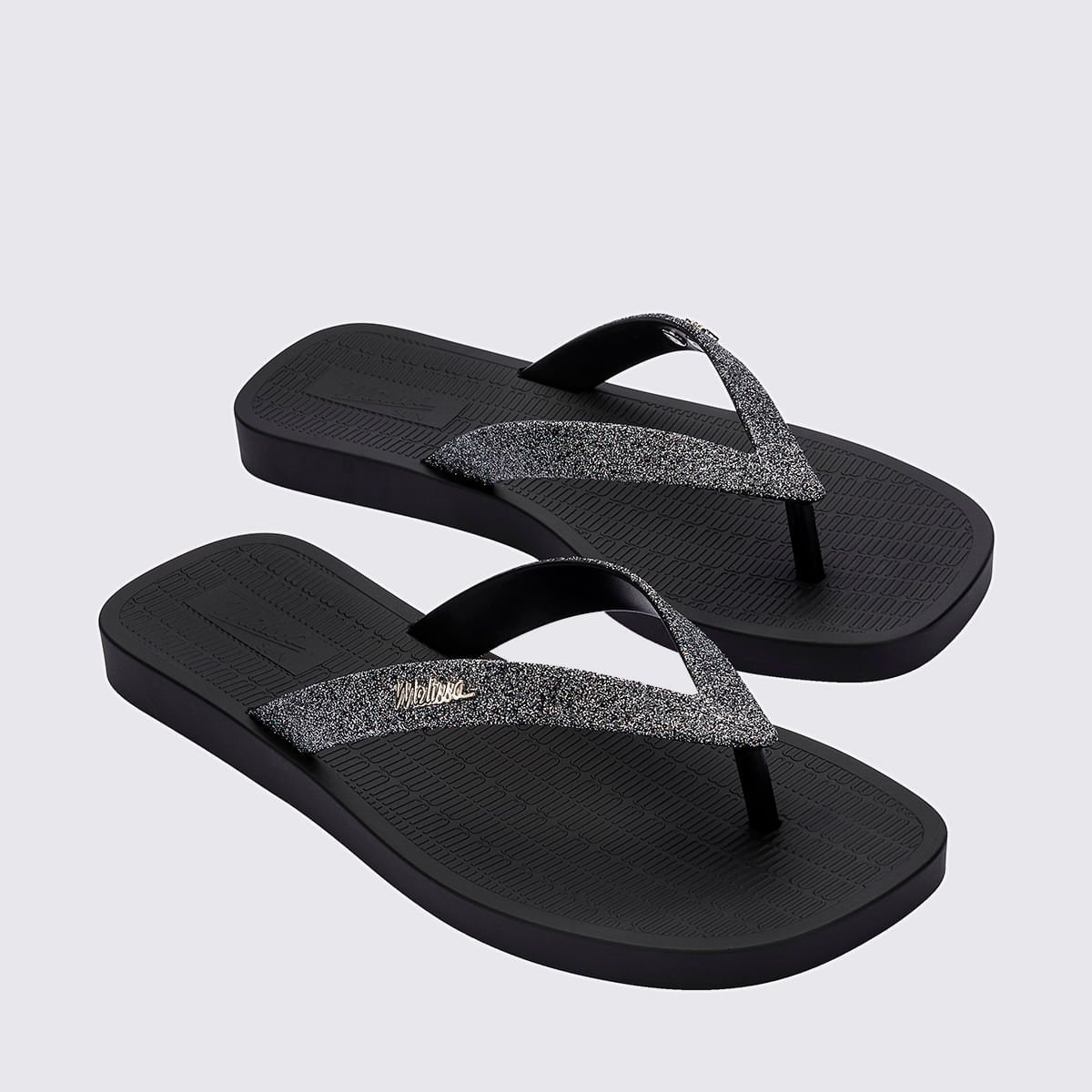 Melissa Sun Long Beach II Preto Prata 35781 Preto 3
