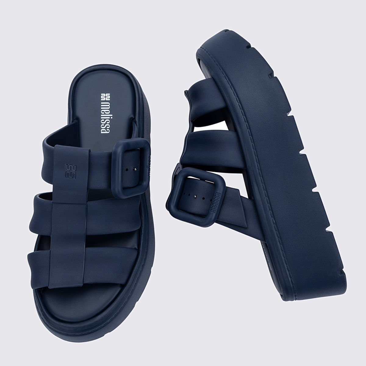 Melissa Pump Platform Azul Escuro 37802 Azul Marinho 3