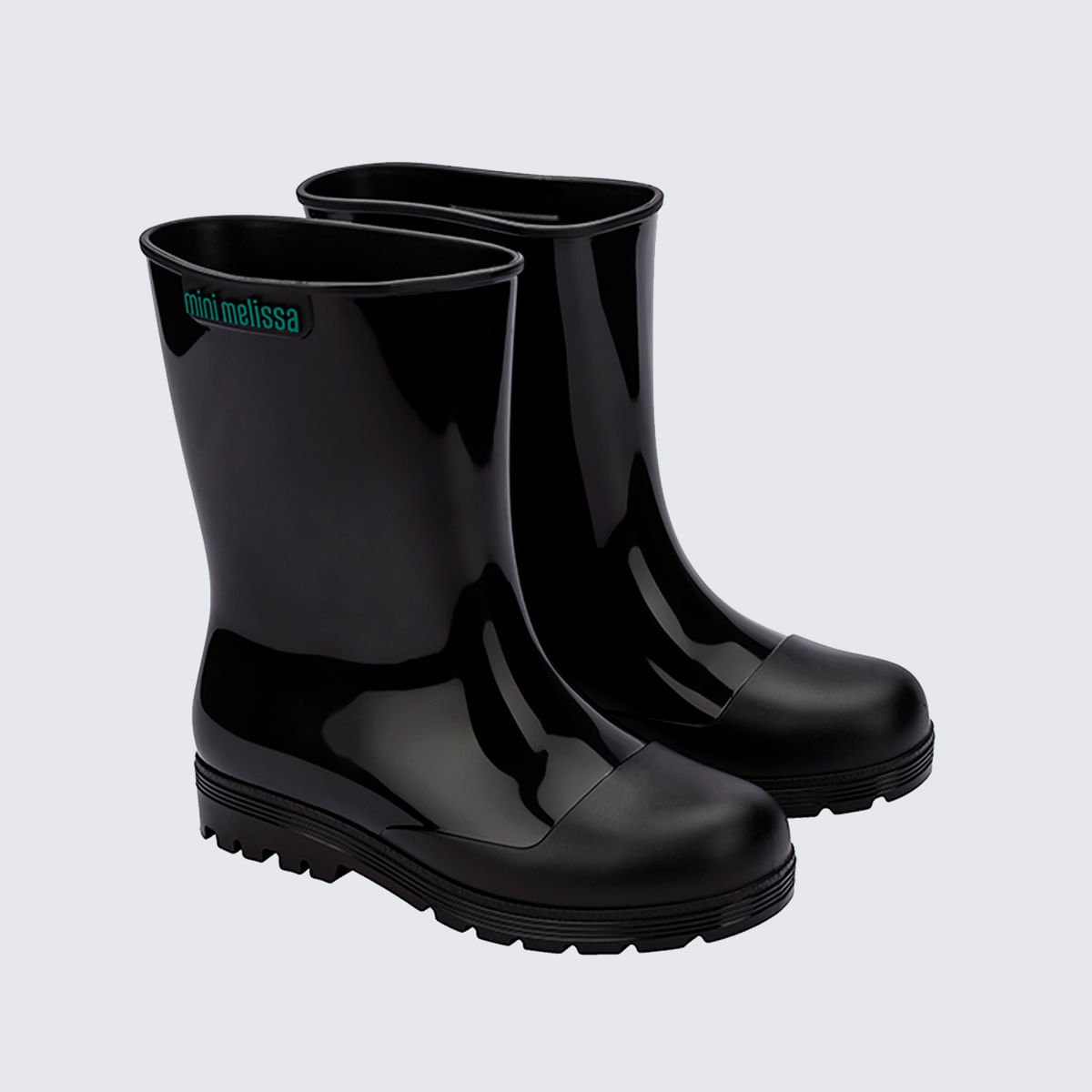 Mini Melissa Welly Infantil Preto 33868 Preto 3