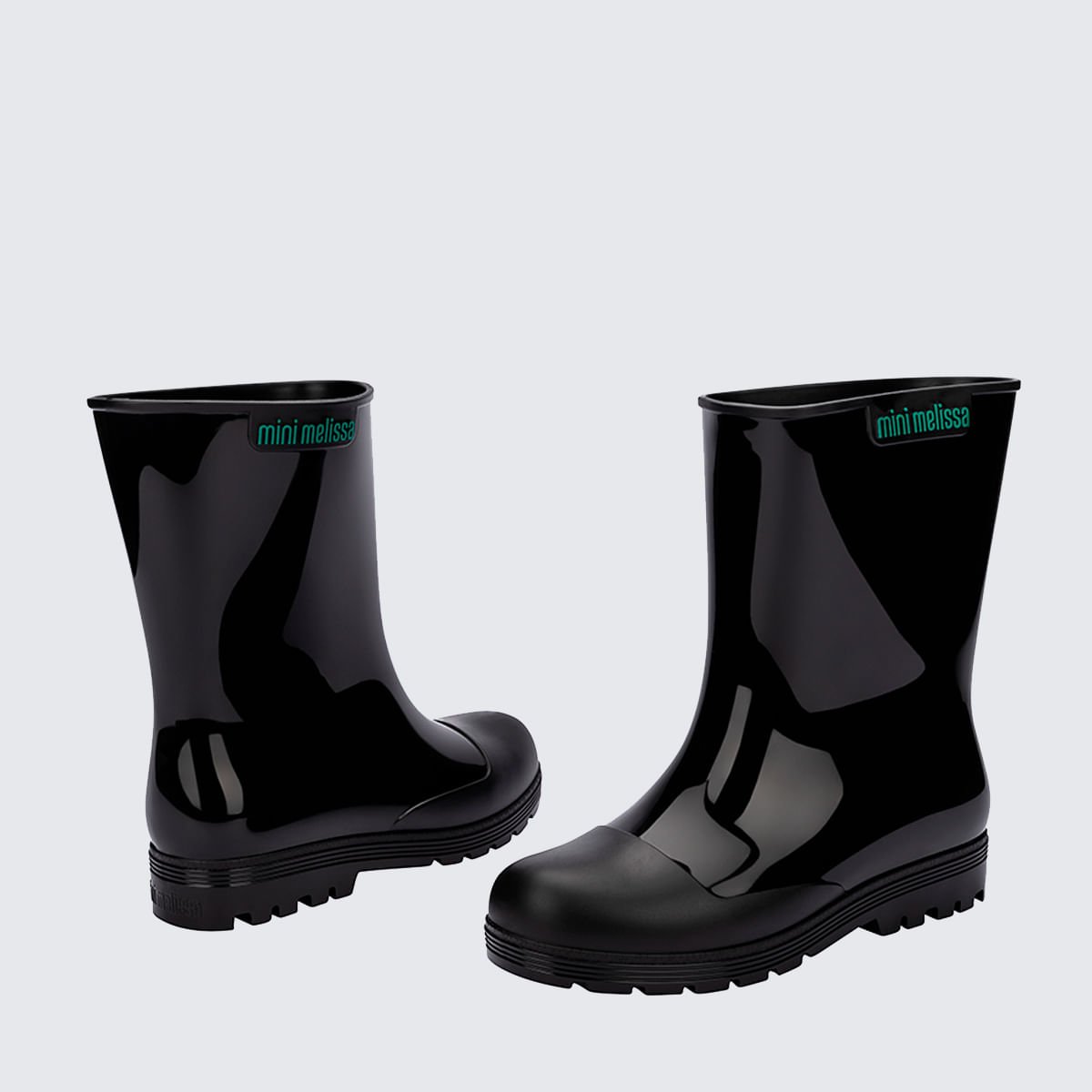 Mini Melissa Welly Infantil Preto 33868 Preto 5