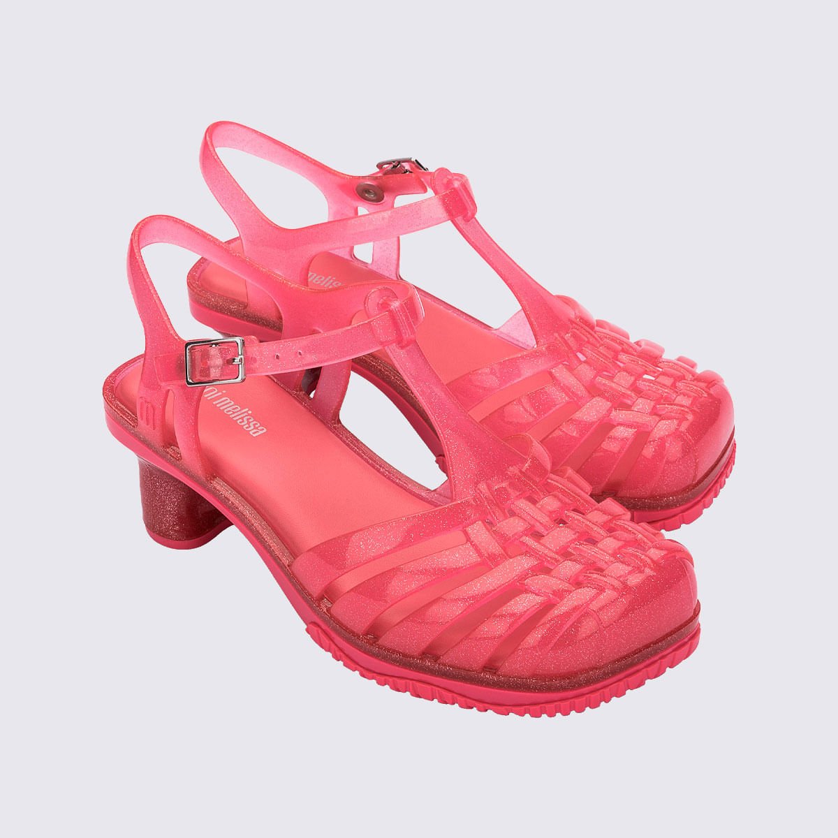 Mini Melissa Vixen Infantil Rosa Transparente 35783 Rosa 3