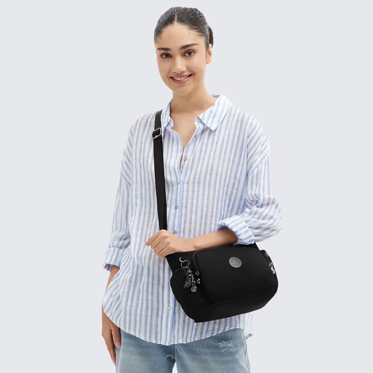 Bolsa Kipling Gabb S Preto I60412EN Preto 7