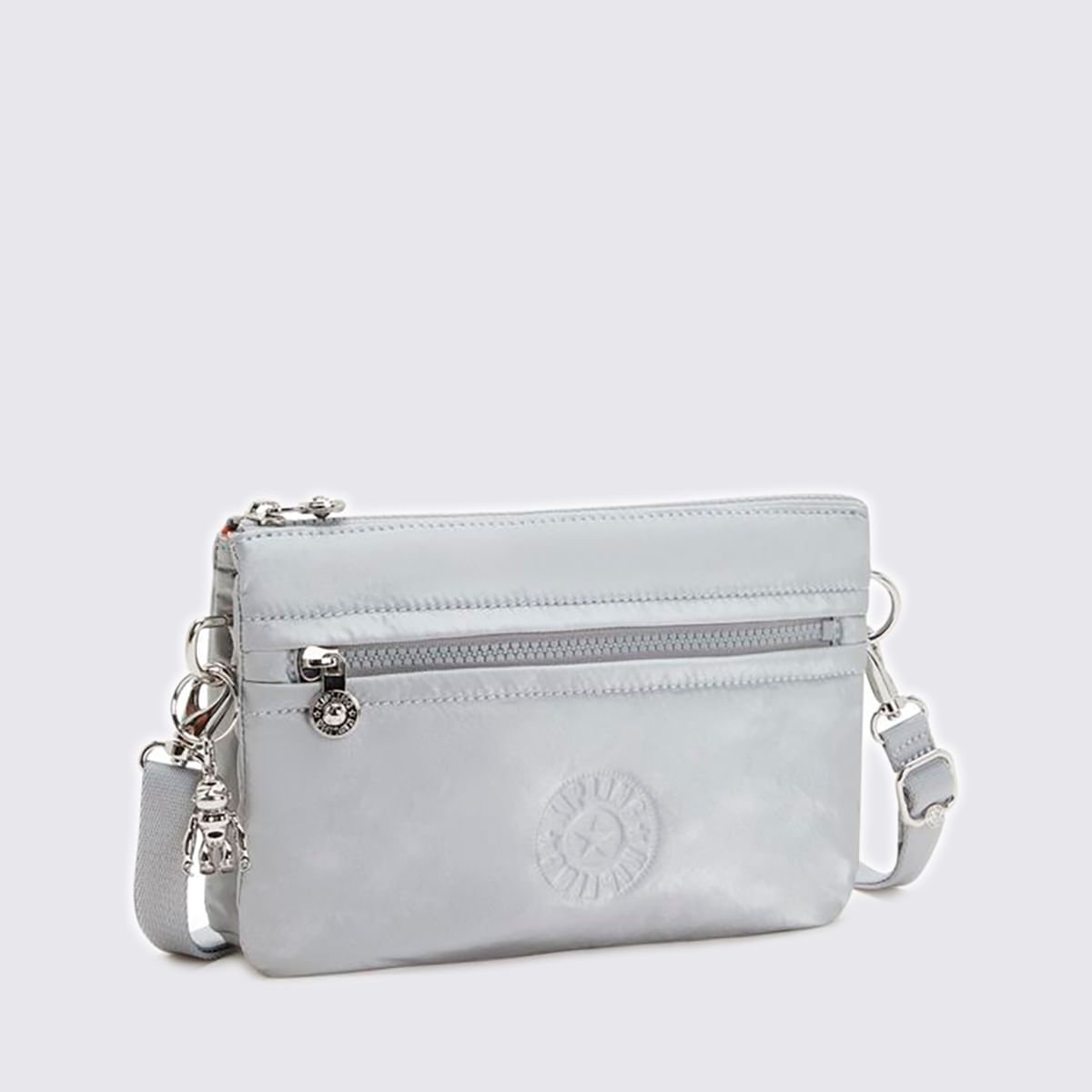 Bolsa Kipling Riri Cinza I4683K2E Cinza 4