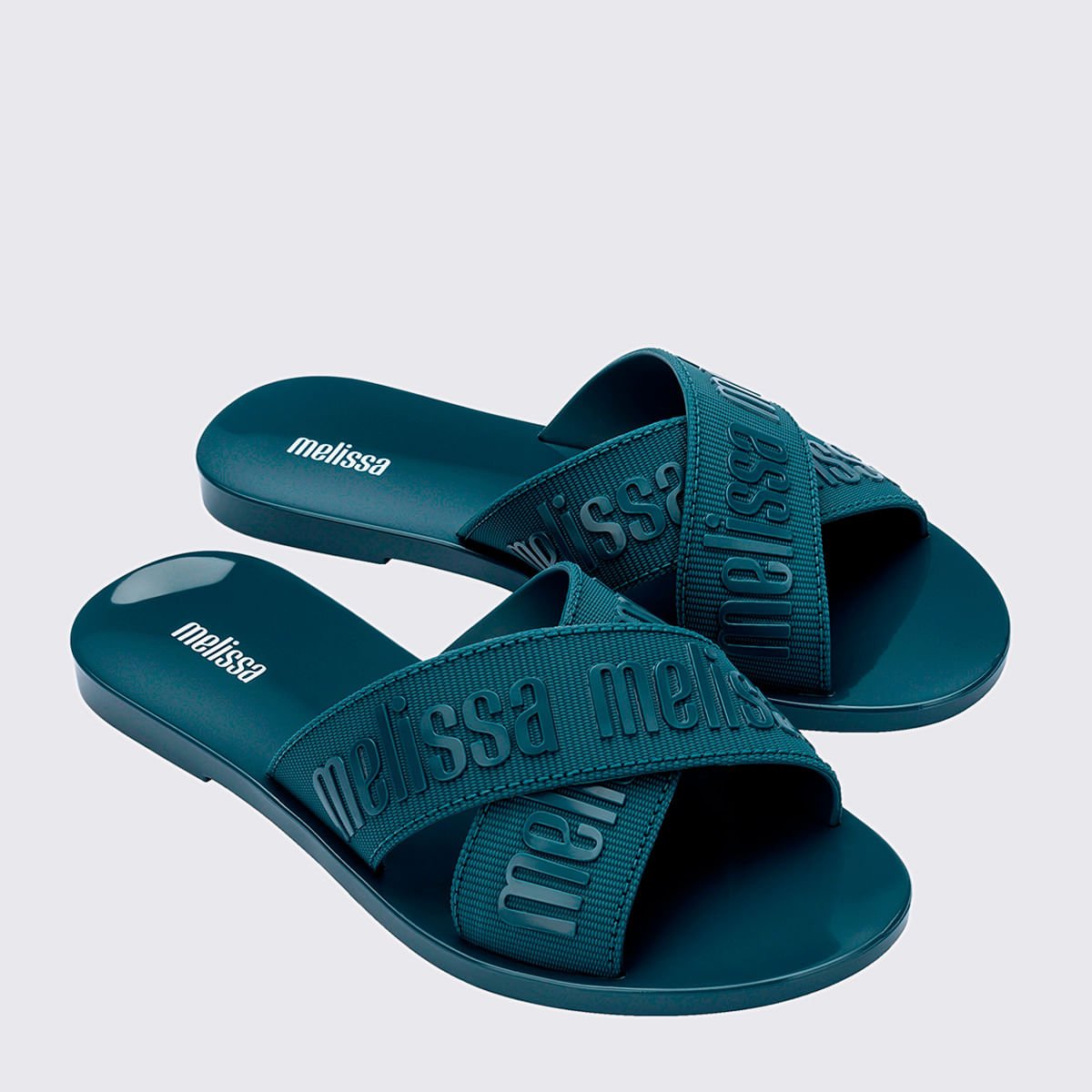 Melissa M Lover Slide Azul Escuro 35740 Azul Petróleo 3