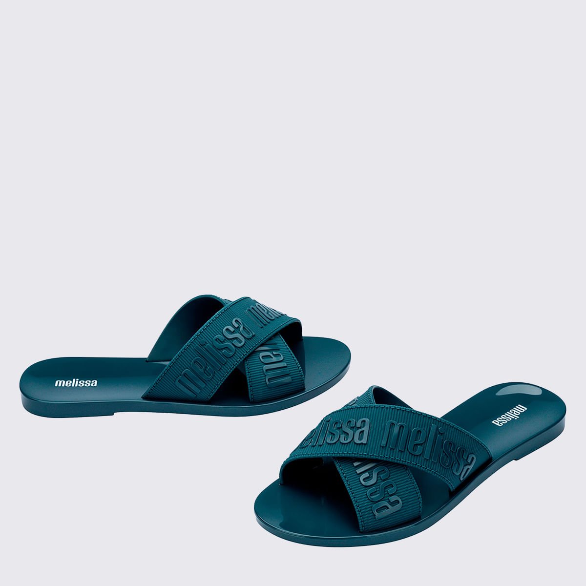 Melissa M Lover Slide Azul Escuro 35740 Azul Petróleo 4