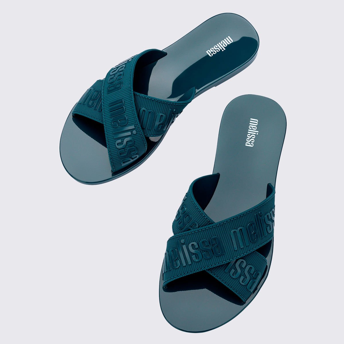 Melissa M Lover Slide Azul Escuro 35740 Azul Petróleo 5