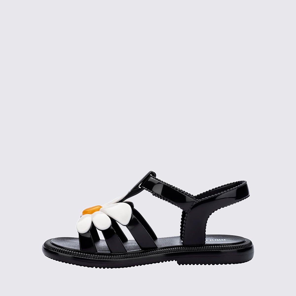 Mini Melissa Hip Bloomy Baby Preto Branco 35902 Preto 2